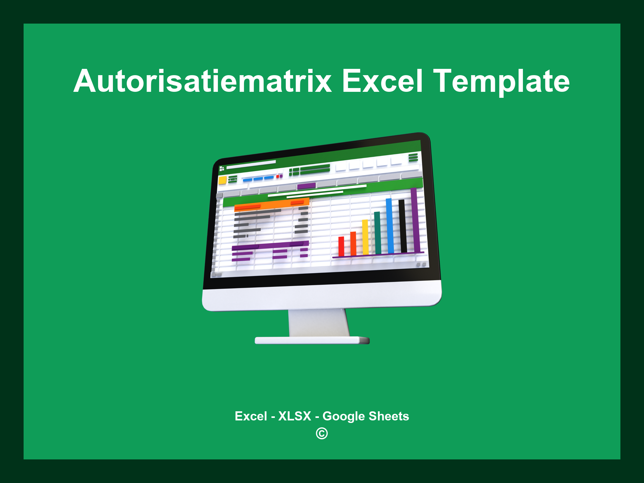 Autorisatiematrix Excel Template