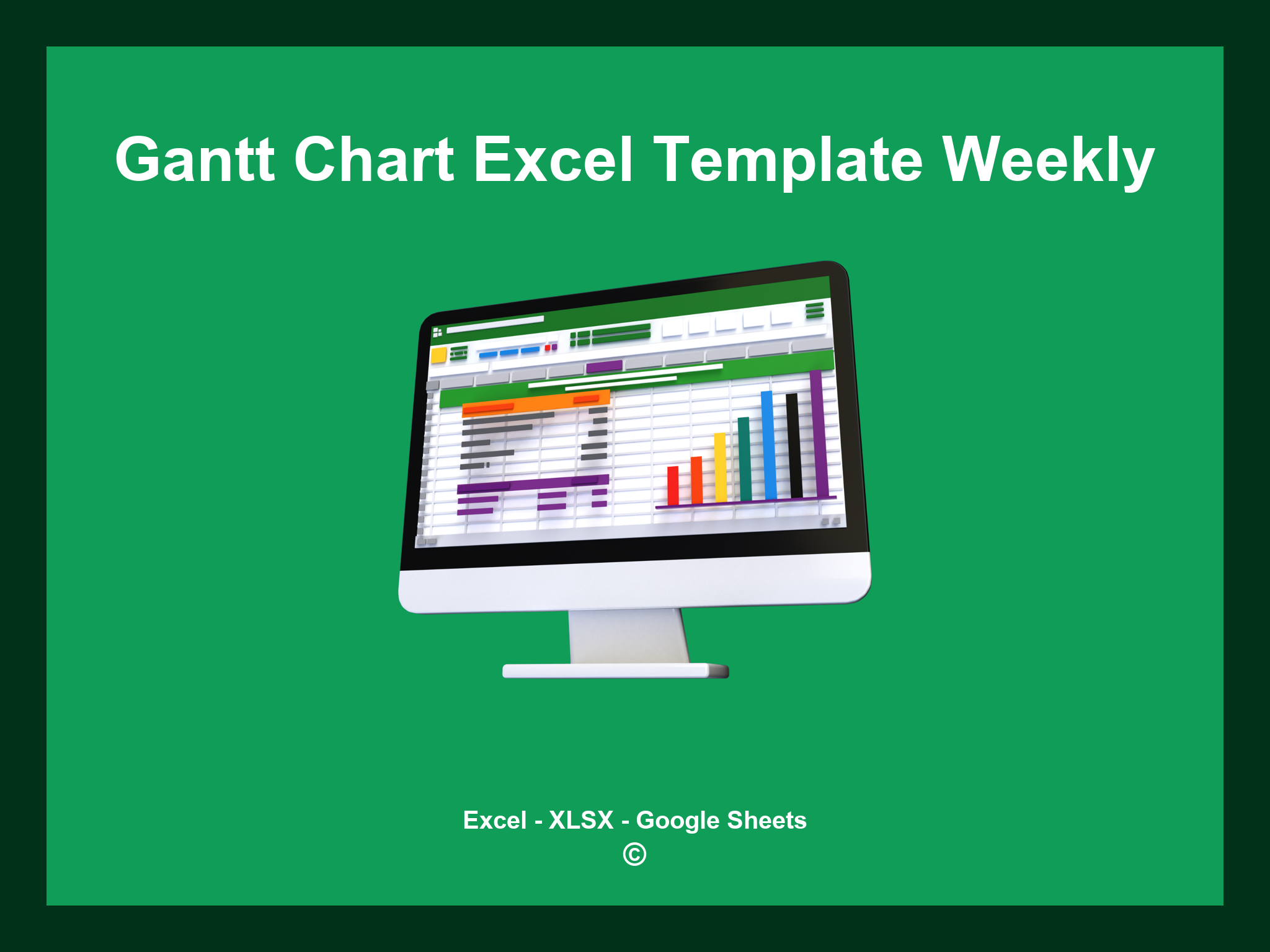 Gantt Chart Excel Template Weekly