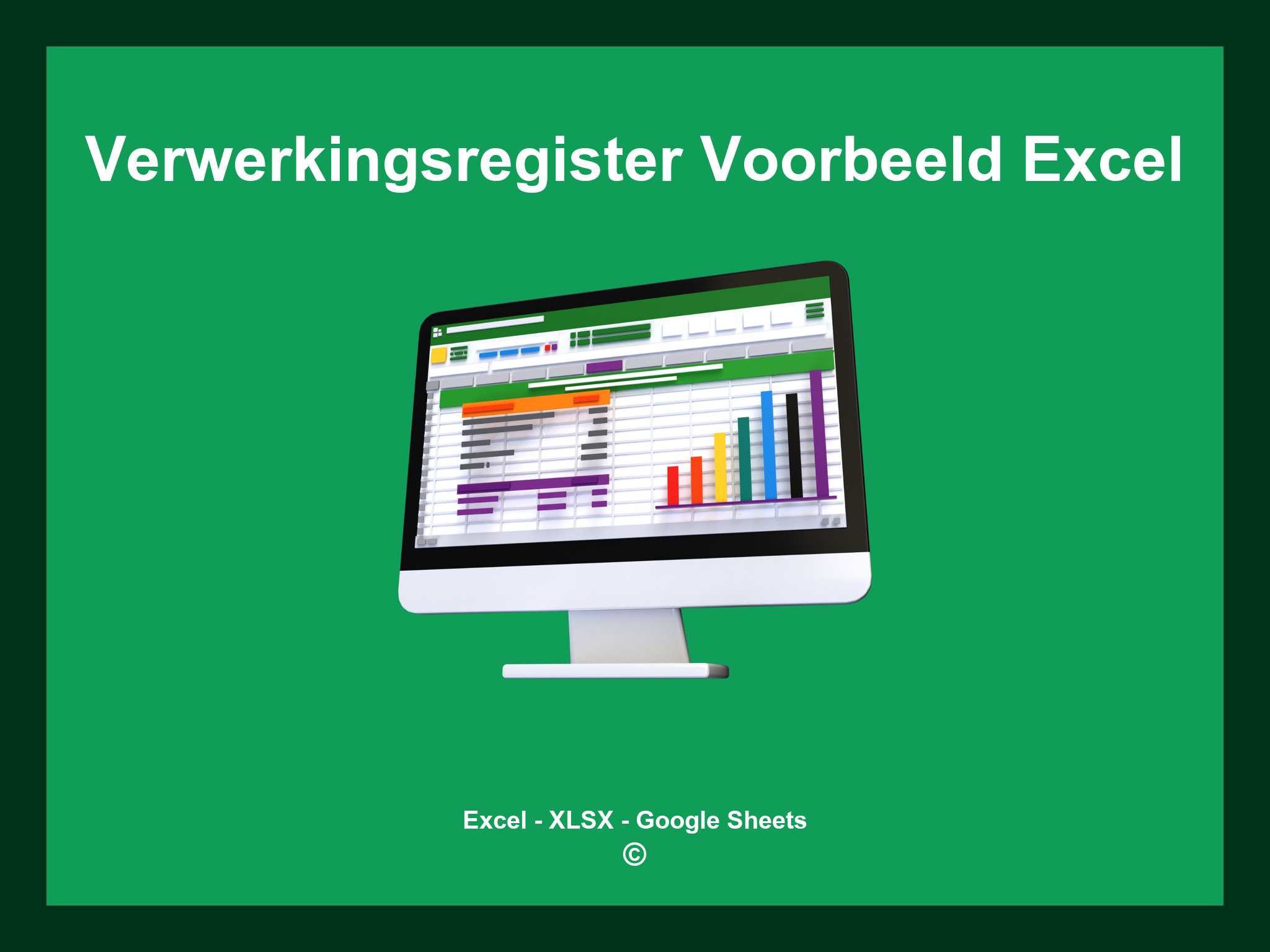 Verwerkingsregister Voorbeeld Excel